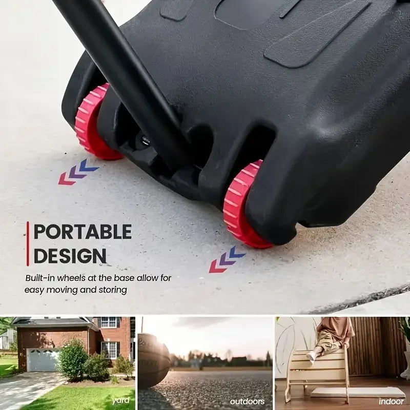 Portable Adjustable Basketball Hoop with 44" Backboard