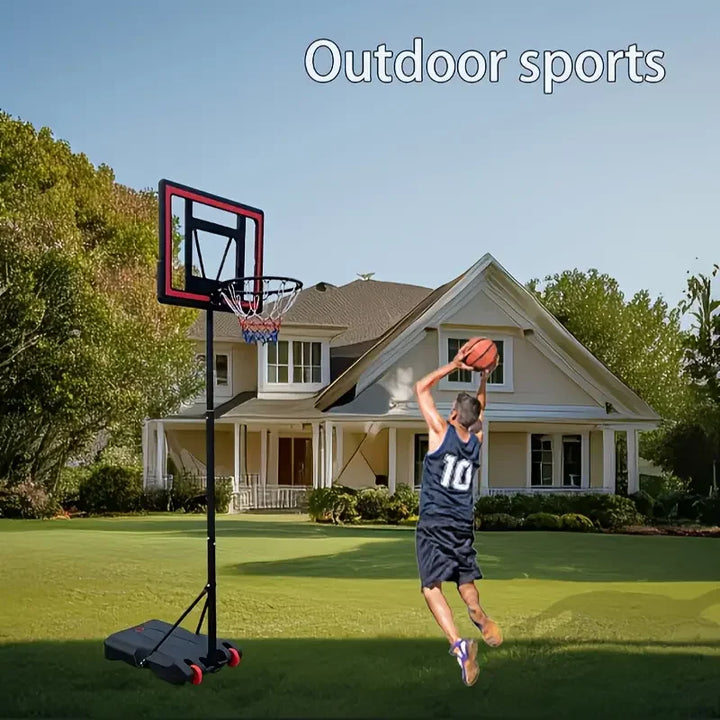 Portable Adjustable Basketball Hoop with 44" Backboard