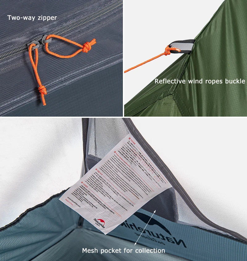 Naturehike Ultralight 1-Person Waterproof Backpacking Tent