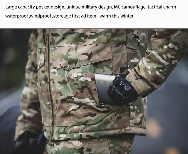 M65 Winter Tactical Parka – Multicam Camo
