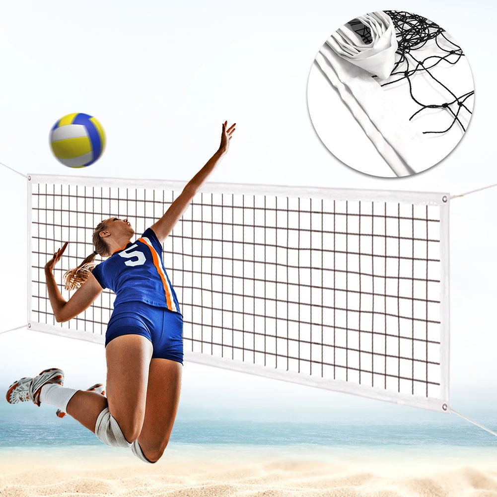 Upgraded Outdoor Volleyball Net – Weather & Tear Resistant