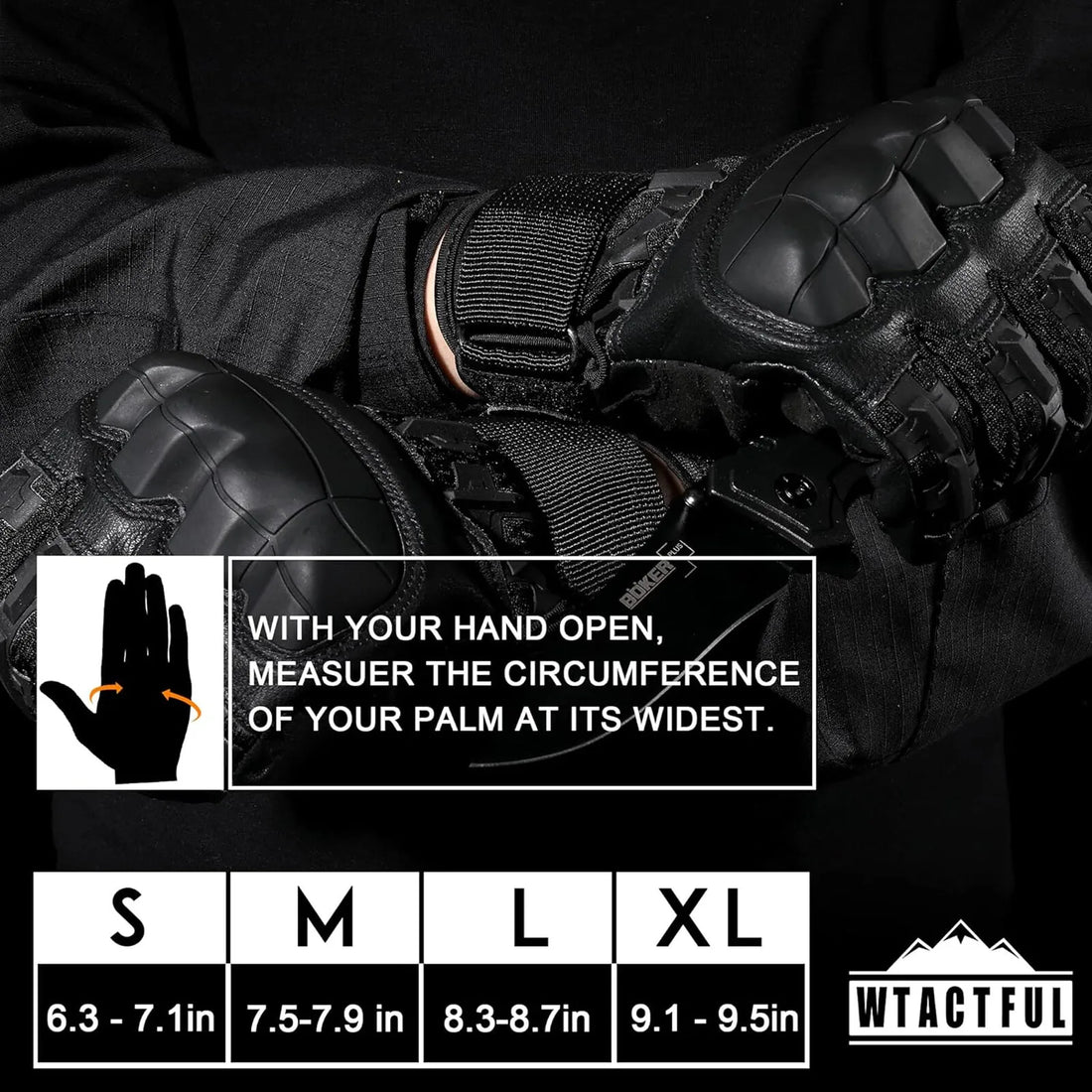 Men’s Tactical Full Finger Impact Gloves