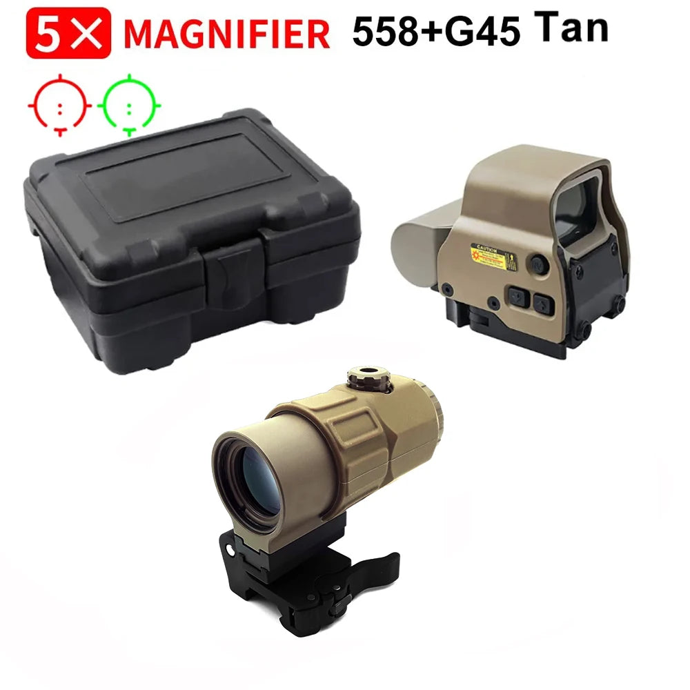558+G43 Holographic Red Dot Sight Combo with QD Mount