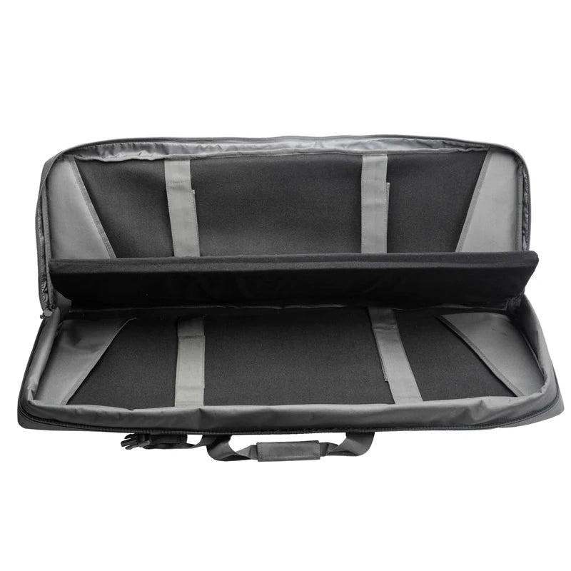 LQARMY Tactical Double Rifle Case with MOLLE & Backpack Straps
