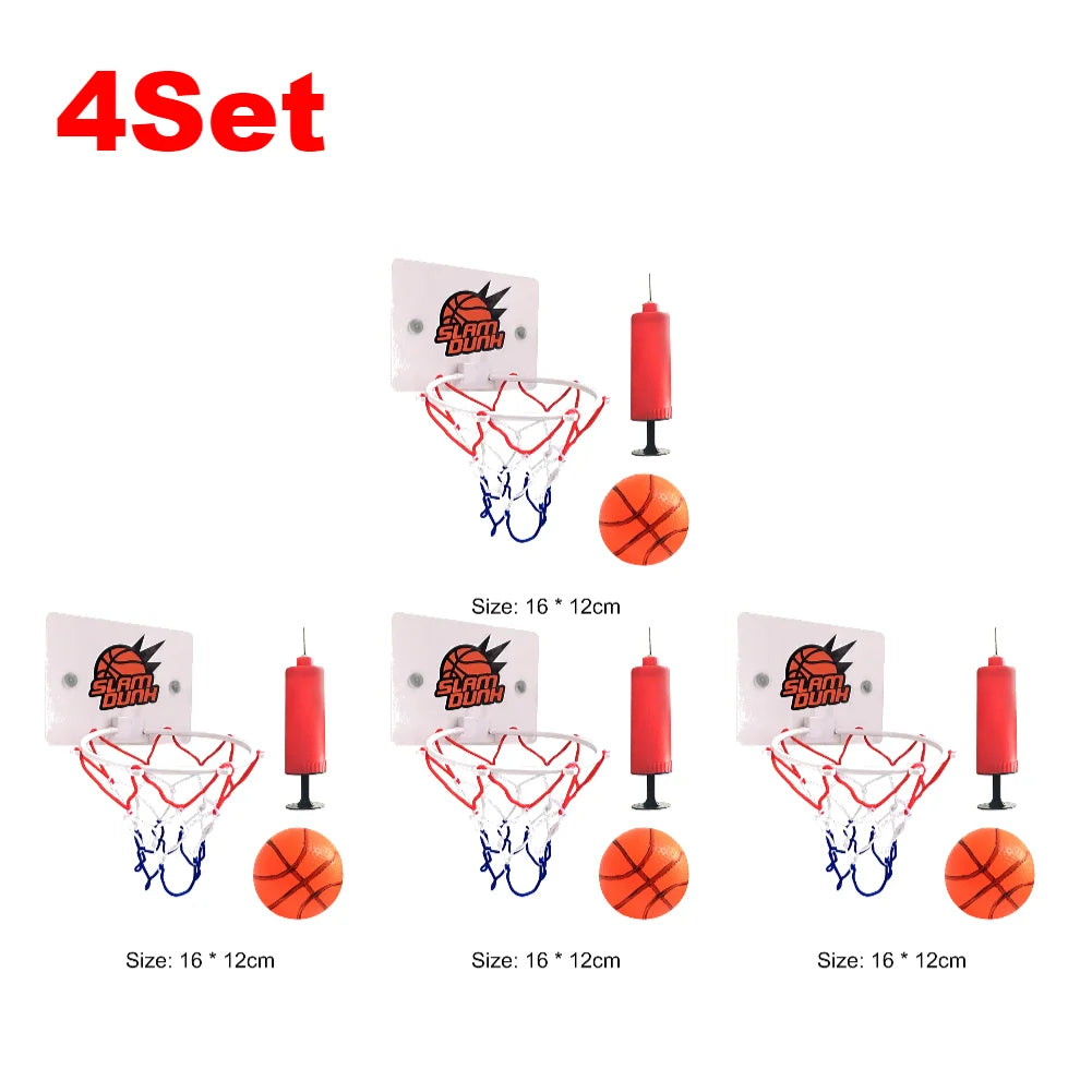 Mini Basketball Hoop Set with Ball & Pump