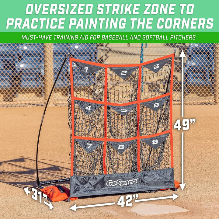 Pitching Strike Zone Target Net – Multiple Sizes