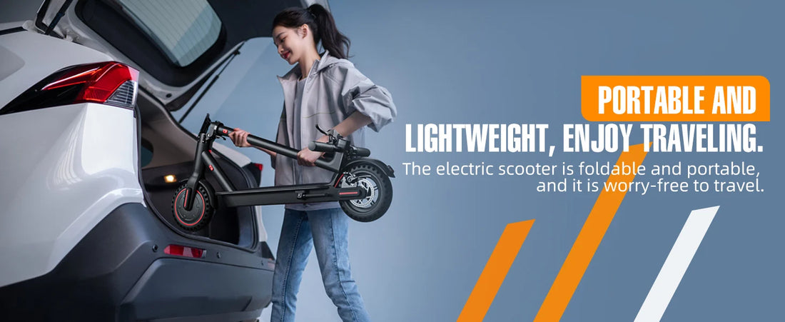 350W Foldable Electric Scooter with APP & Dual Brakes