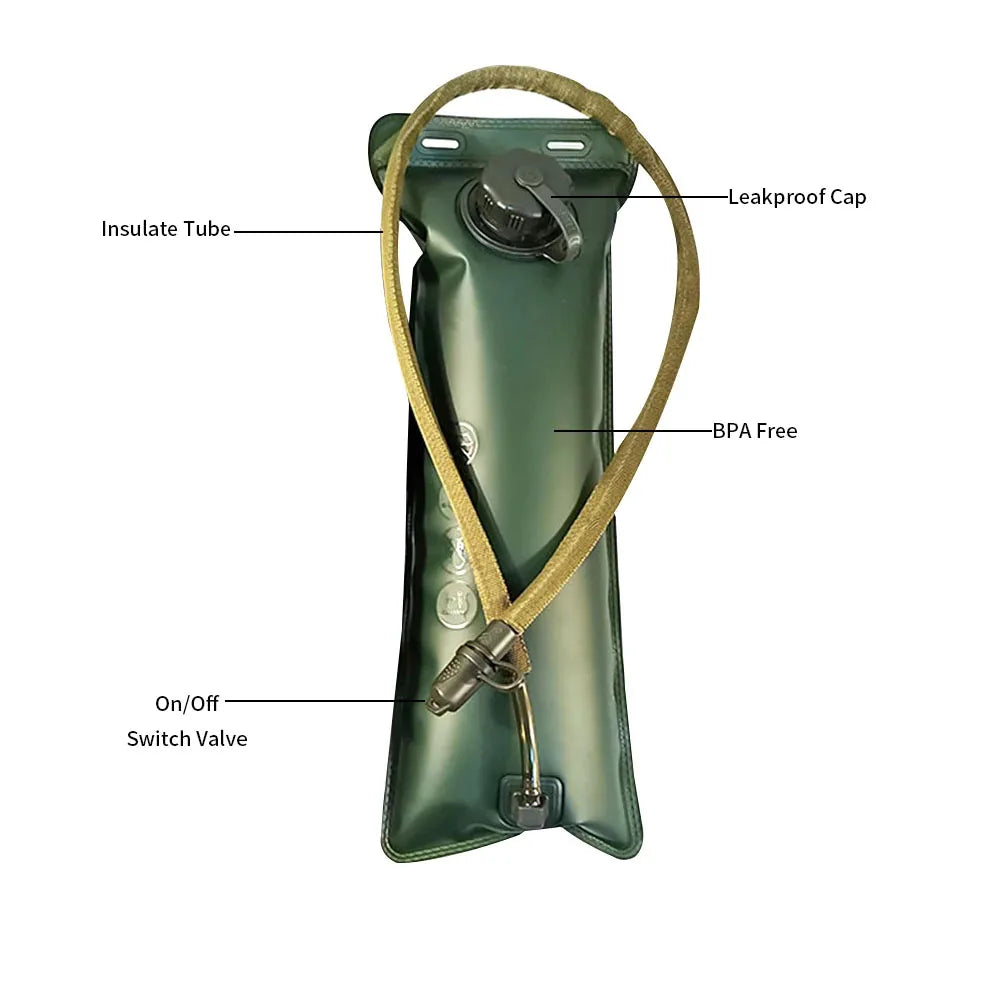 Hydration Bladder Water Bag 2L/2.5L/3L for Running & Cycling