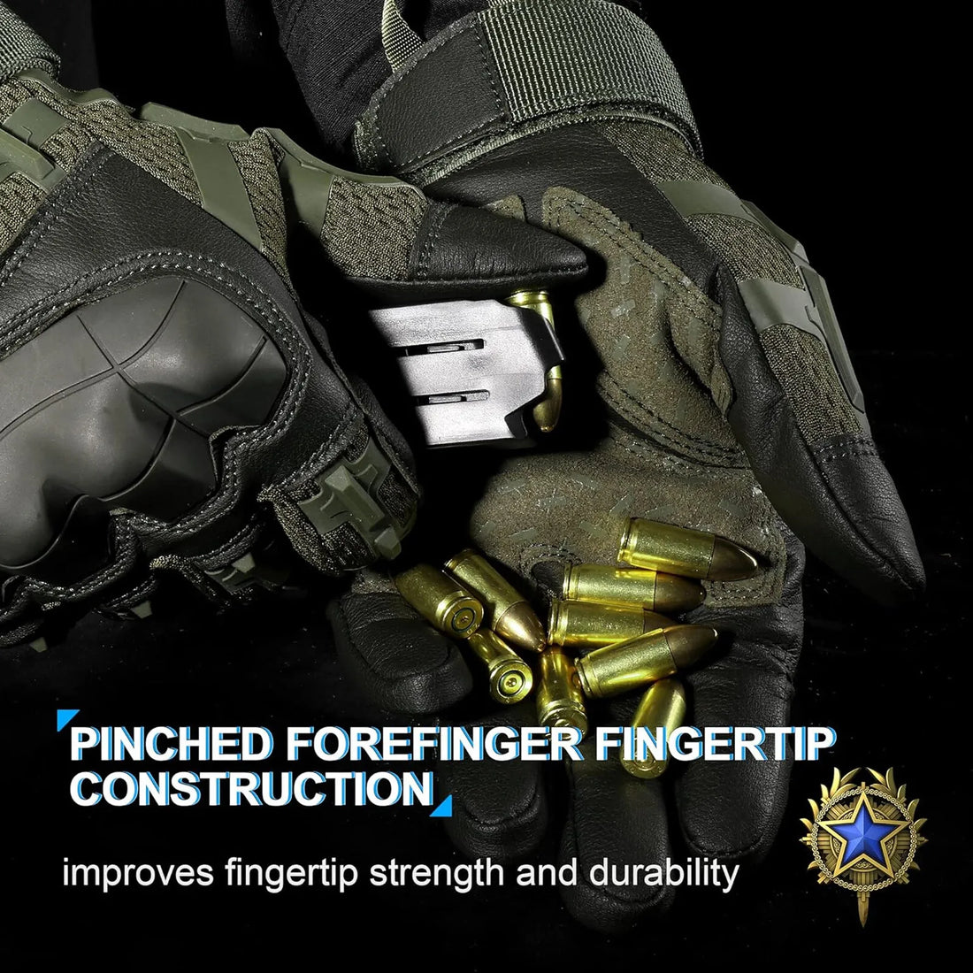 Men’s Tactical Full Finger Impact Gloves