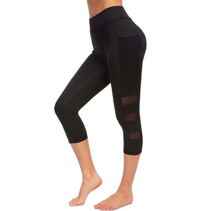 High Waist Hollow-Out Seamless Yoga Tights