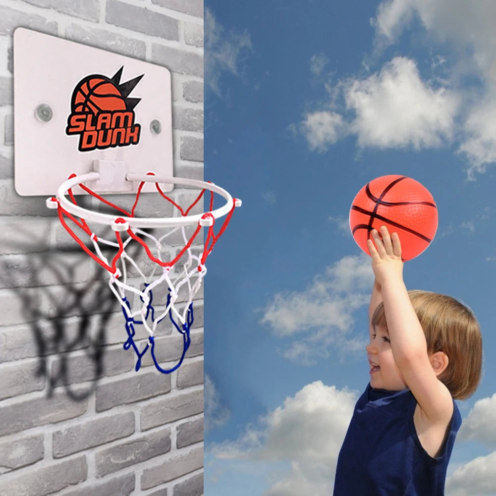 Mini Basketball Hoop Set with Ball & Pump