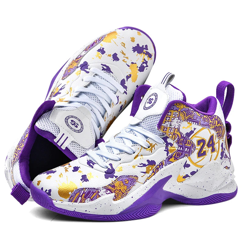 Men’s Graffiti Outdoor Basketball Shoes