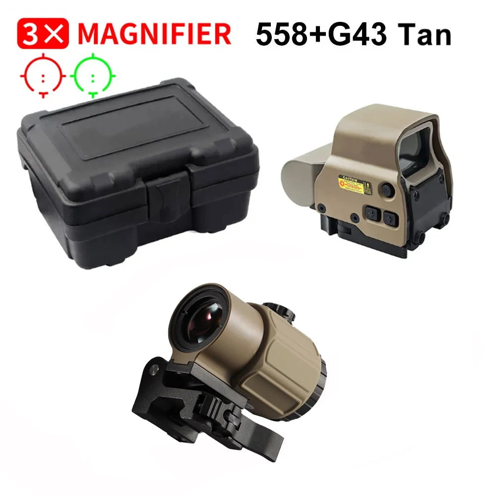 558+G43 Holographic Red Dot Sight Combo with QD Mount