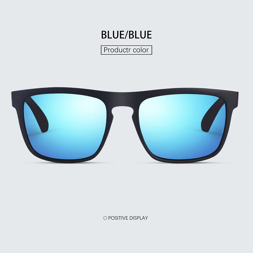 Vintage Square Polarized Sunglasses for Men & Women