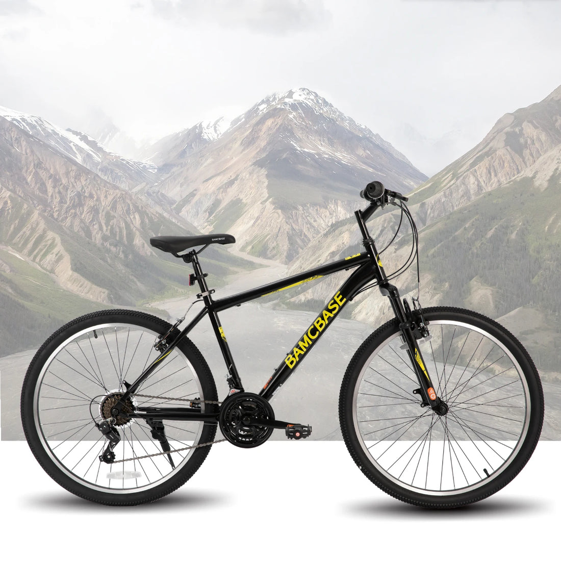 Hiland 26/27.5" Mountain Bike with 21 Speeds & Steel Frame
