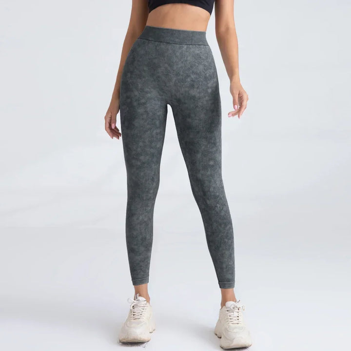 V-Back Scrunch Seamless Workout Leggings – US Stock