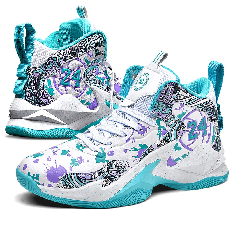 Men’s Graffiti Outdoor Basketball Shoes
