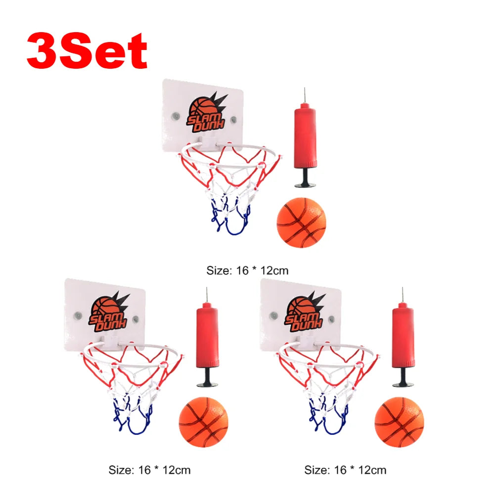 Mini Basketball Hoop Set with Ball & Pump