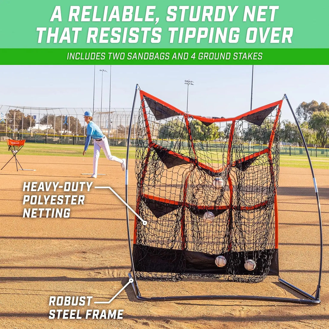 Pitching Strike Zone Target Net – Multiple Sizes