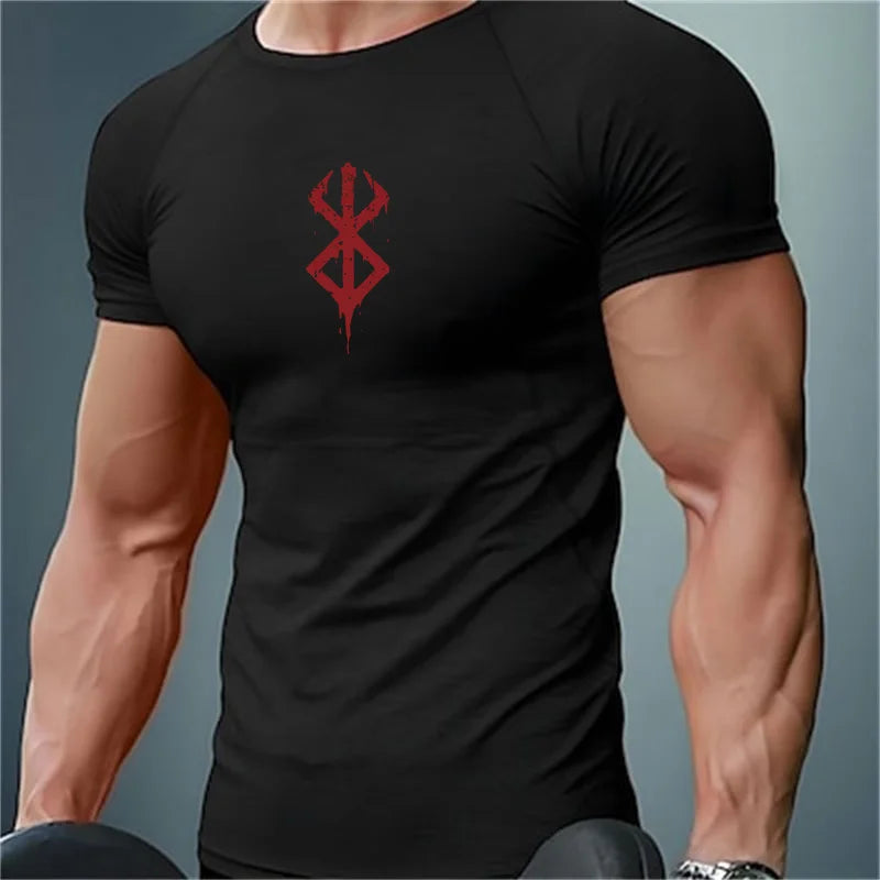 Men’s Compression Workout T-Shirt Quick-Dry Baselayer