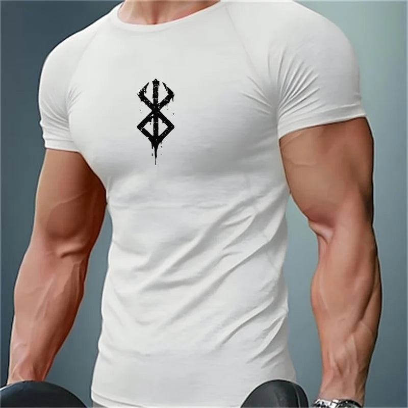 Men’s Compression Workout T-Shirt Quick-Dry Baselayer