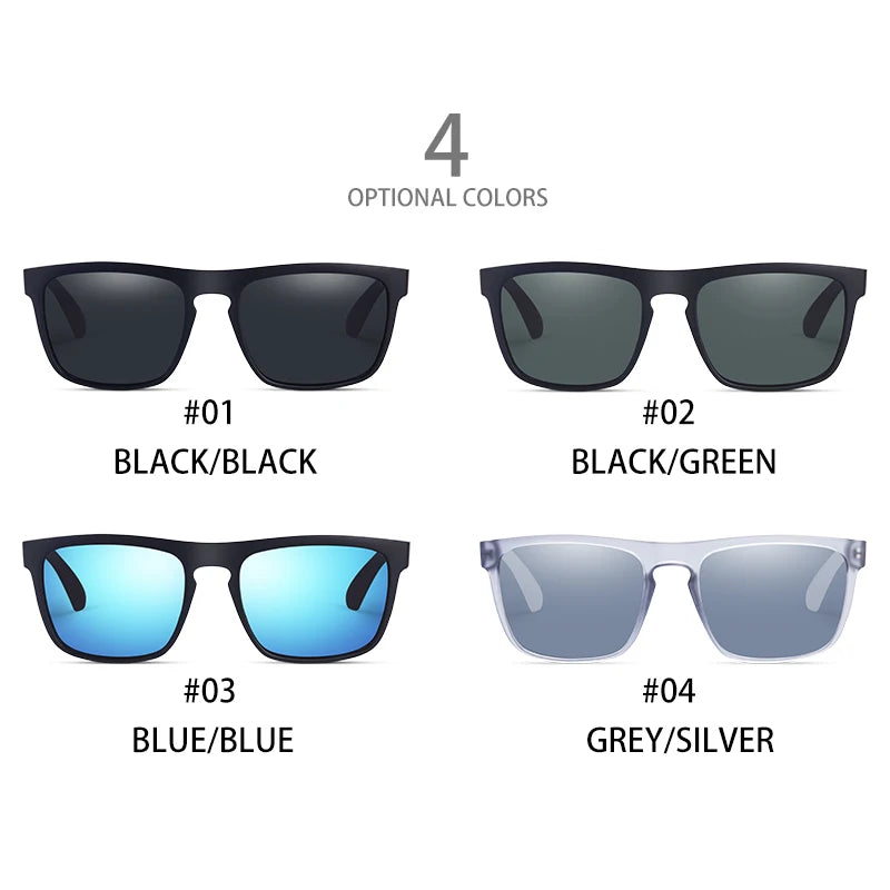 Vintage Square Polarized Sunglasses for Men & Women