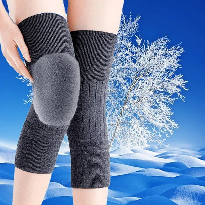 Winter Warm Rabbit Fur Knee Pads