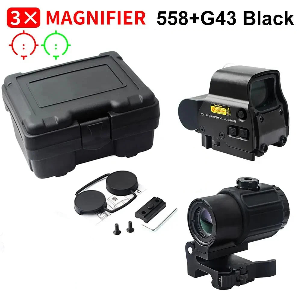 558+G43 Holographic Red Dot Sight Combo with QD Mount