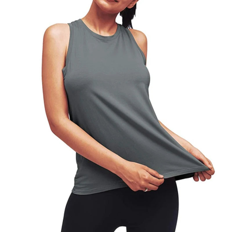Women’s Sleeveless Yoga Tank Top