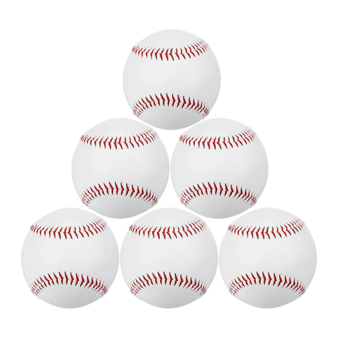 9" Leather Training Baseballs – 6 Pack