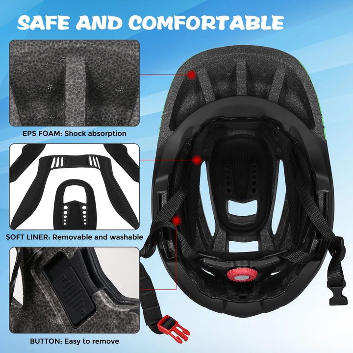 Kids Full Face Bicycle & Sports Helmet