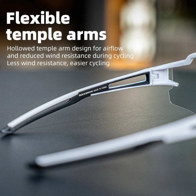 ROCKBROS Cycling Photochromic Polarized Lens Bike Glasses