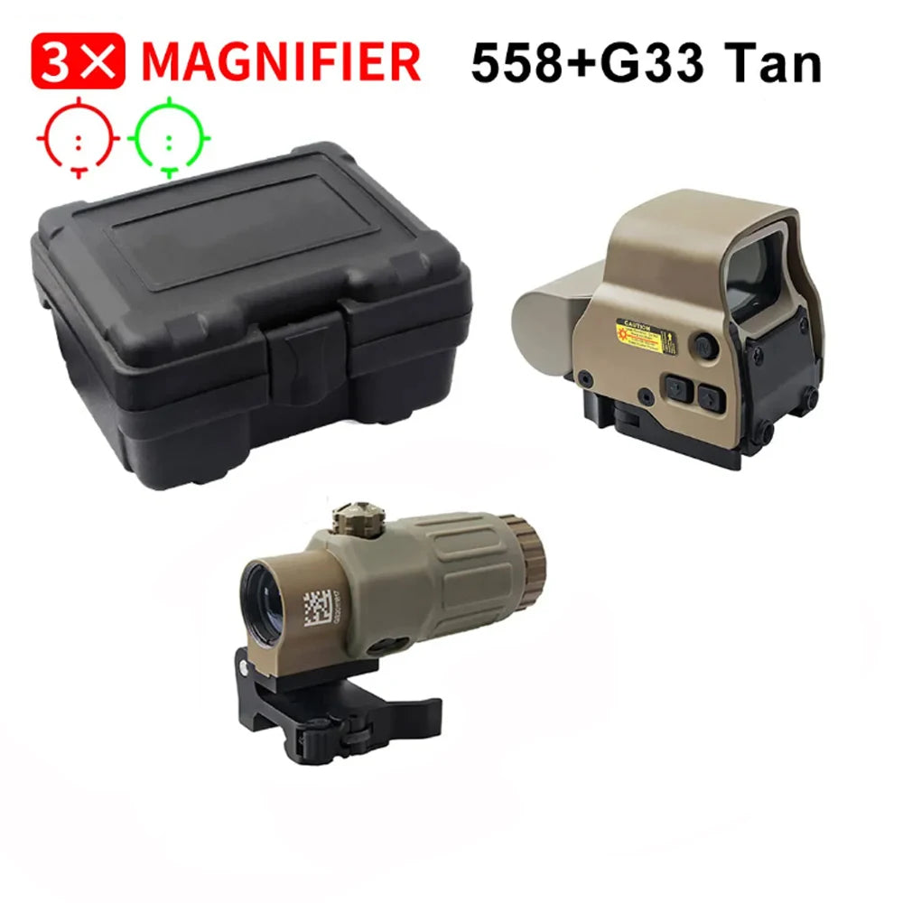 558+G43 Holographic Red Dot Sight Combo with QD Mount