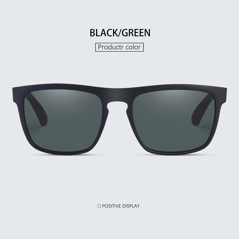 Vintage Square Polarized Sunglasses for Men & Women