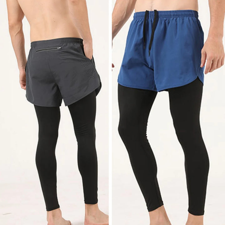 Men's 2-in-1 Basketball Running Shorts