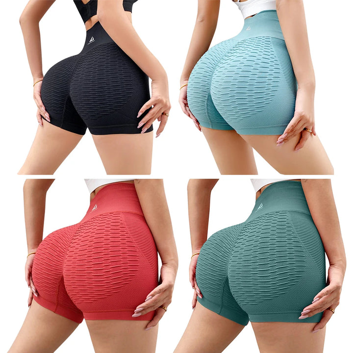 Women’s High-Waisted Butt-Lifting Workout Shorts