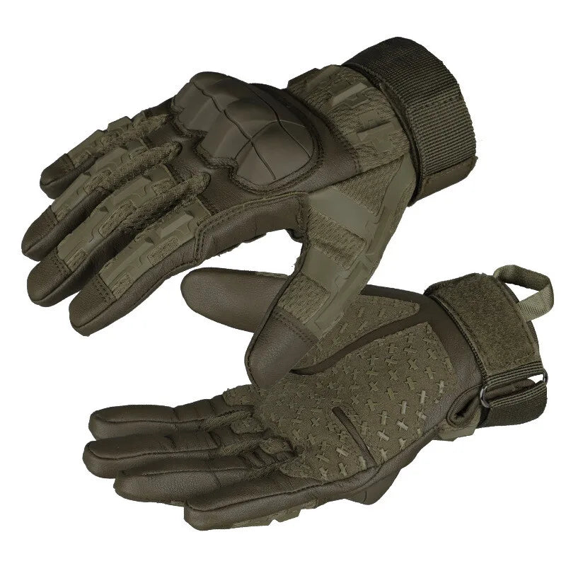 Men’s Tactical Full Finger Impact Gloves