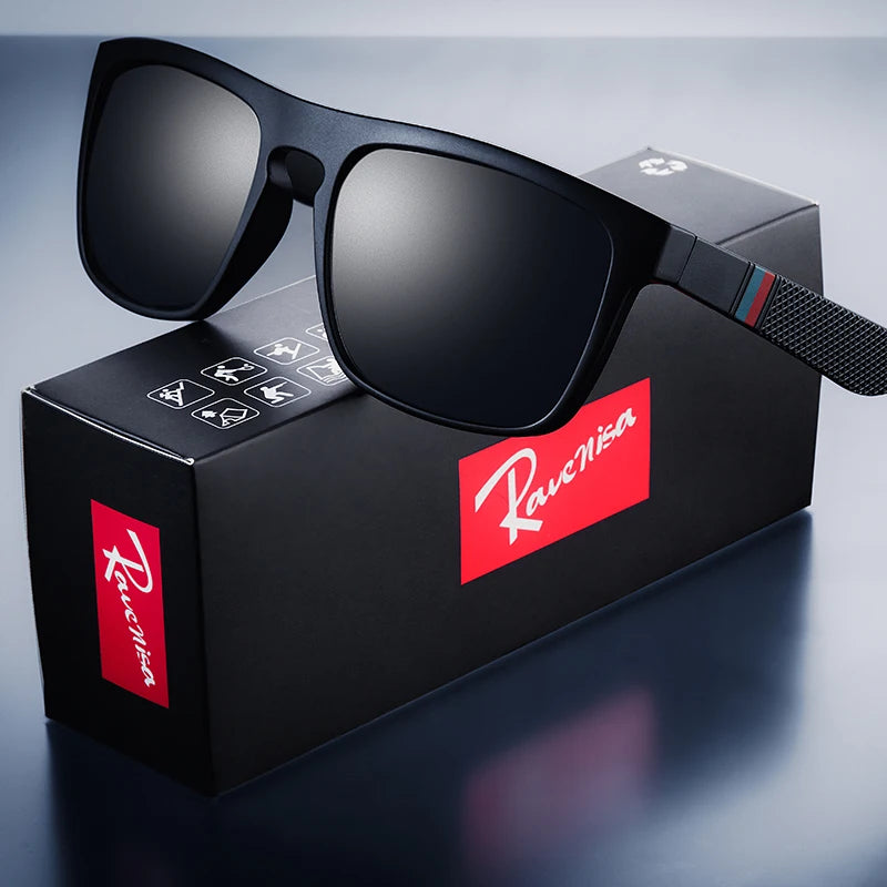 Vintage Square Polarized Sunglasses for Men & Women