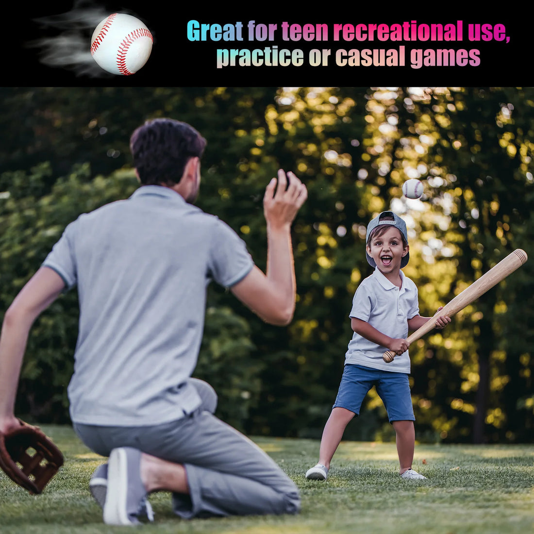 9" Leather Training Baseballs – 6 Pack