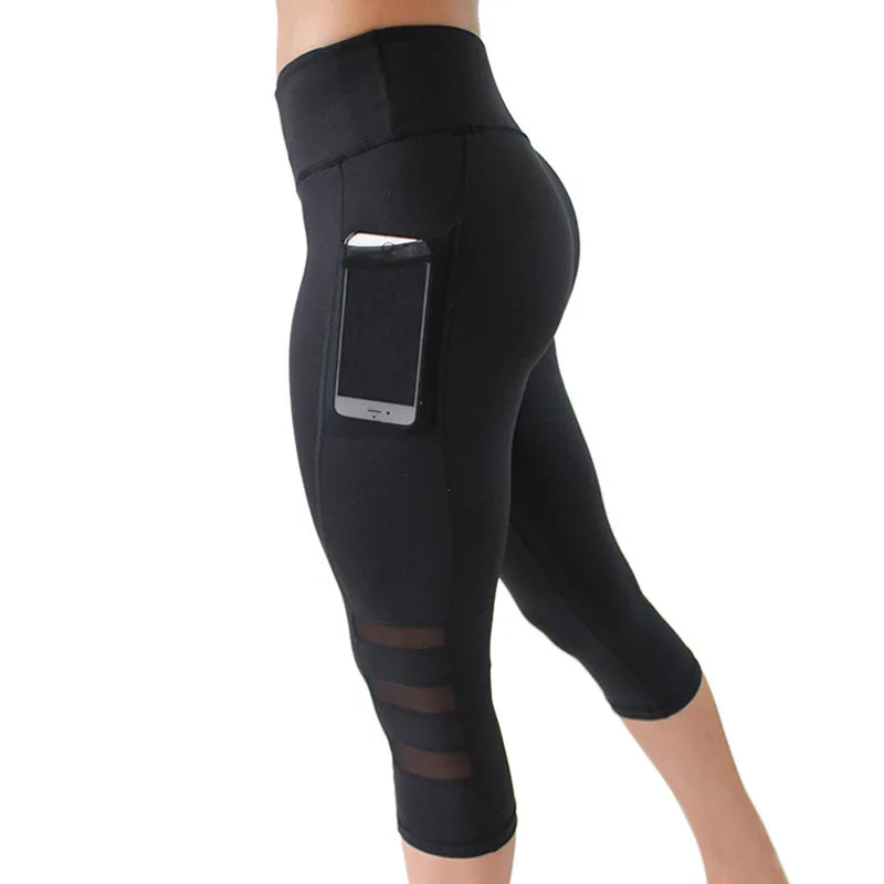 High Waist Hollow-Out Seamless Yoga Tights