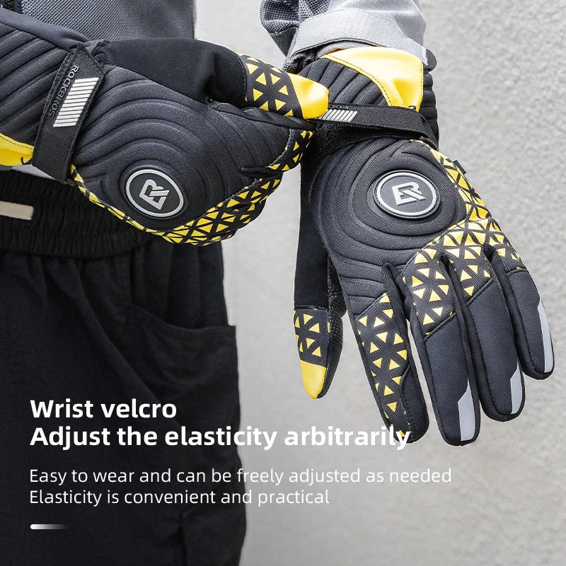 ROCKBROS Winter Thermal Cycling Gloves – Touchscreen