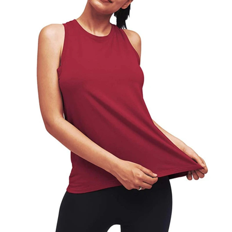 Women’s Sleeveless Yoga Tank Top