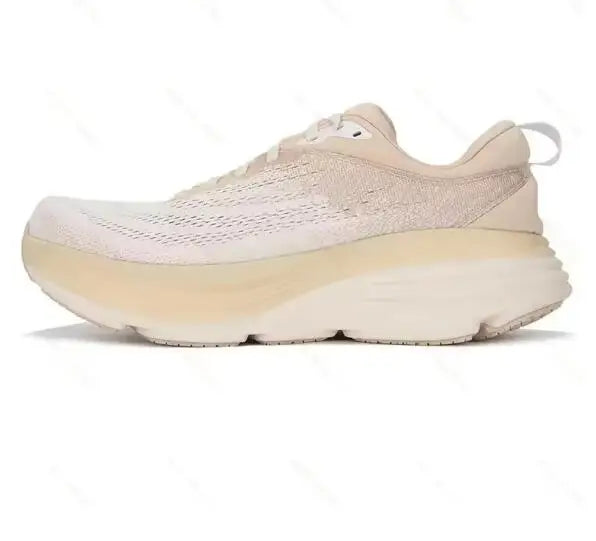 HOKA One One Bondi 8 Men’s Running Shoes – Oatmilk