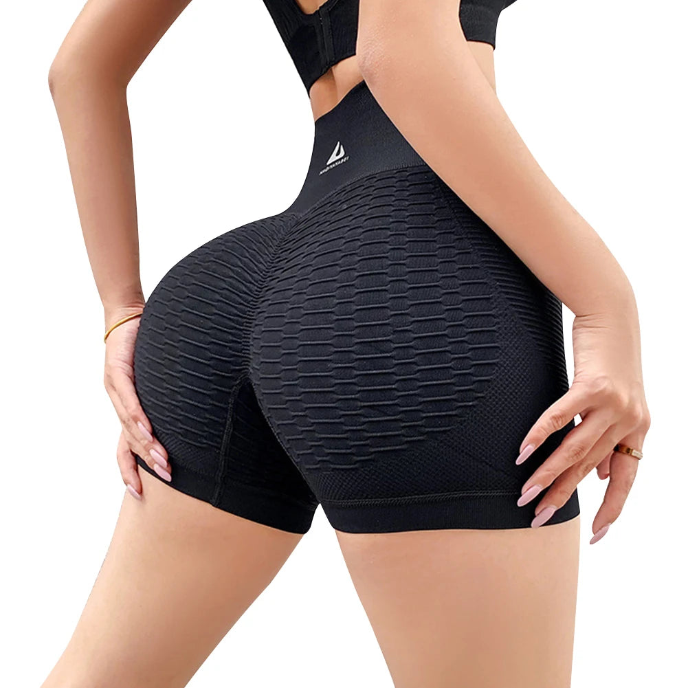 Women’s High-Waisted Butt-Lifting Workout Shorts