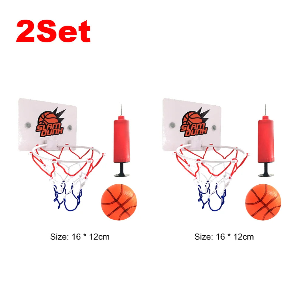 Mini Basketball Hoop Set with Ball & Pump