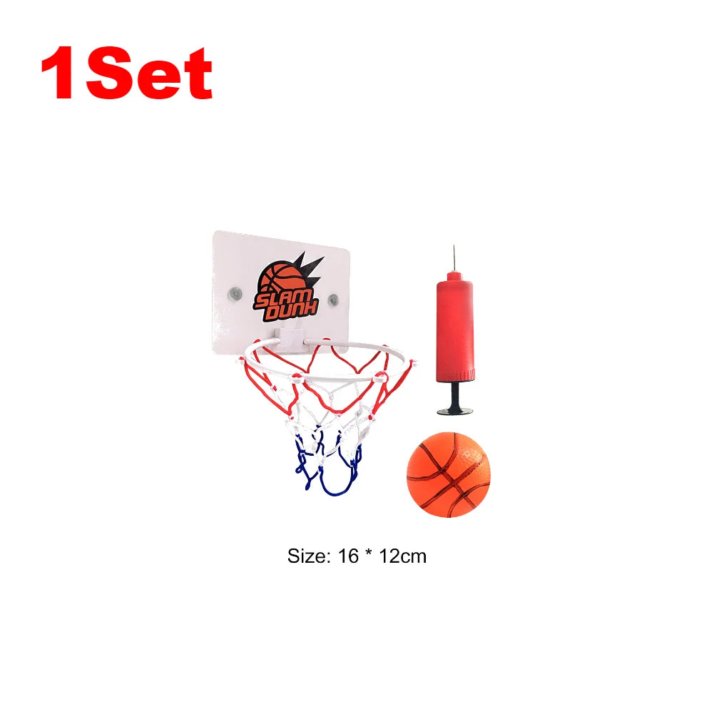 Mini Basketball Hoop Set with Ball & Pump