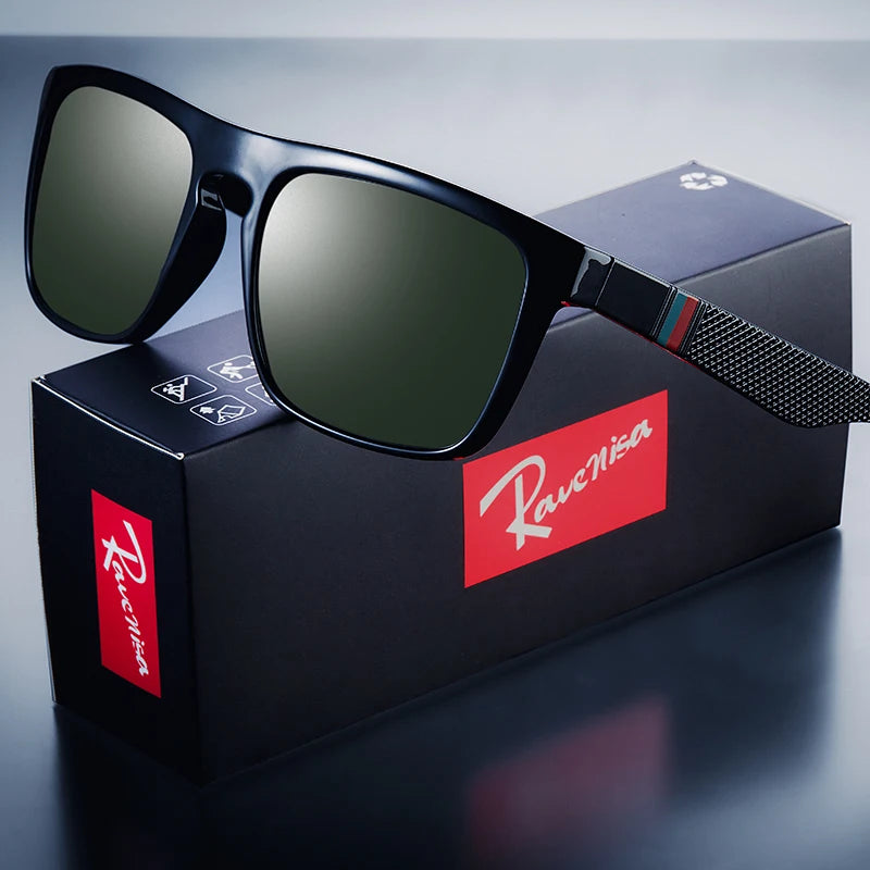 Vintage Square Polarized Sunglasses for Men & Women