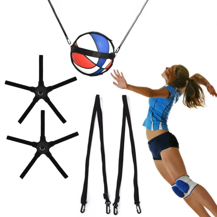 Solo Volleyball Training Aid with Elastic Belt