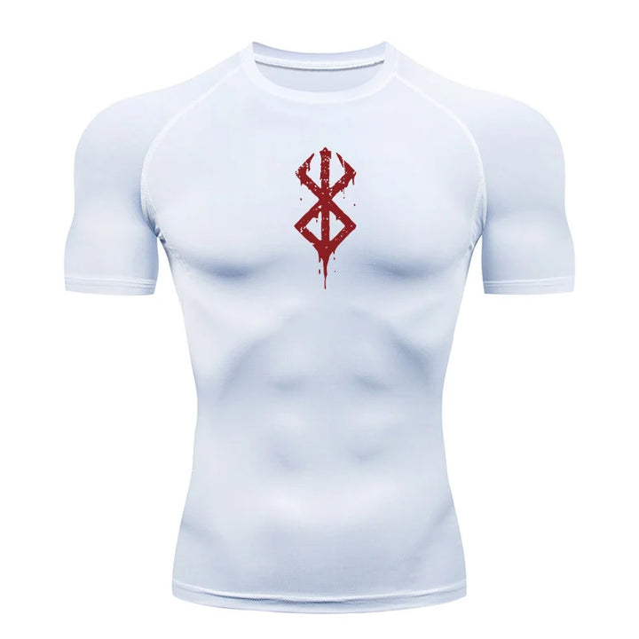 Men’s Compression Workout T-Shirt Quick-Dry Baselayer