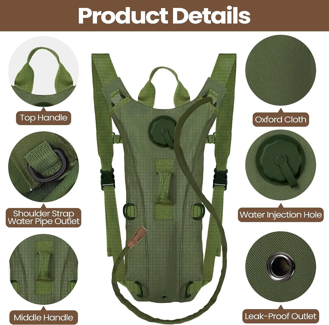 Sport Hydration Pack Backpack with 3L Water Bladder